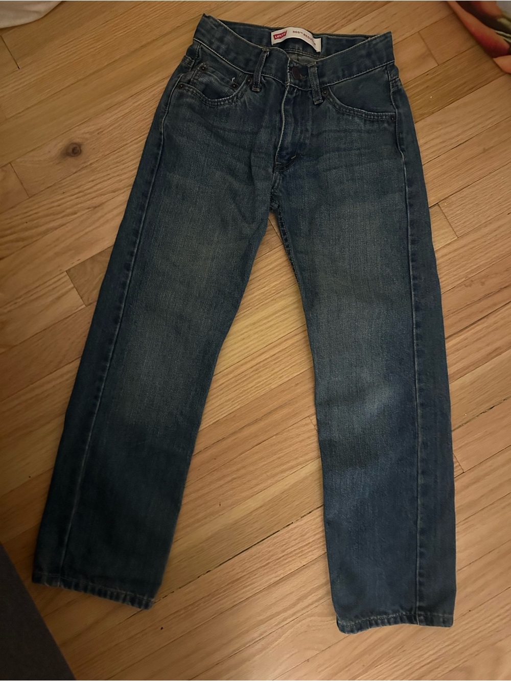 Levi's 505 Kids Straight Jeans in Faded Indigo